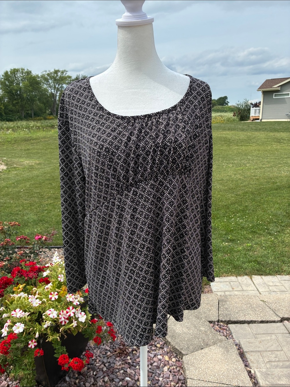 Duo Maternity Top Black